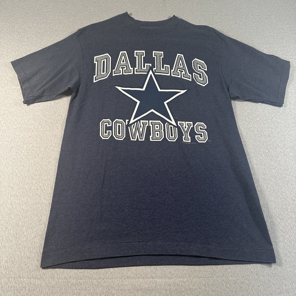 VTG NFL Dallas Cowboys‎ Logo 7 Shirt Men M Blue Super Bowl NFL 90s